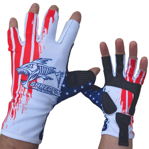 ShredFin Fingerless Fishing Gloves