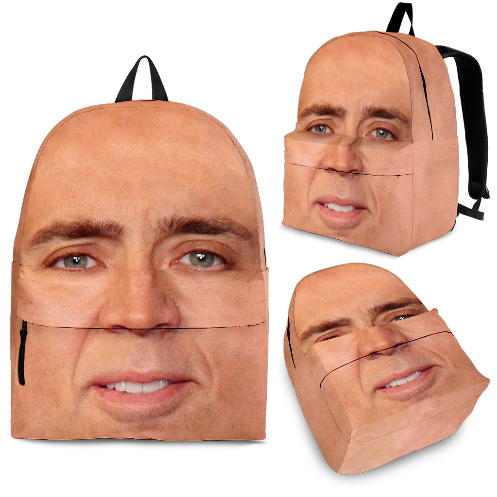 The Giant Blown Up Face Of Nicolas Cage 