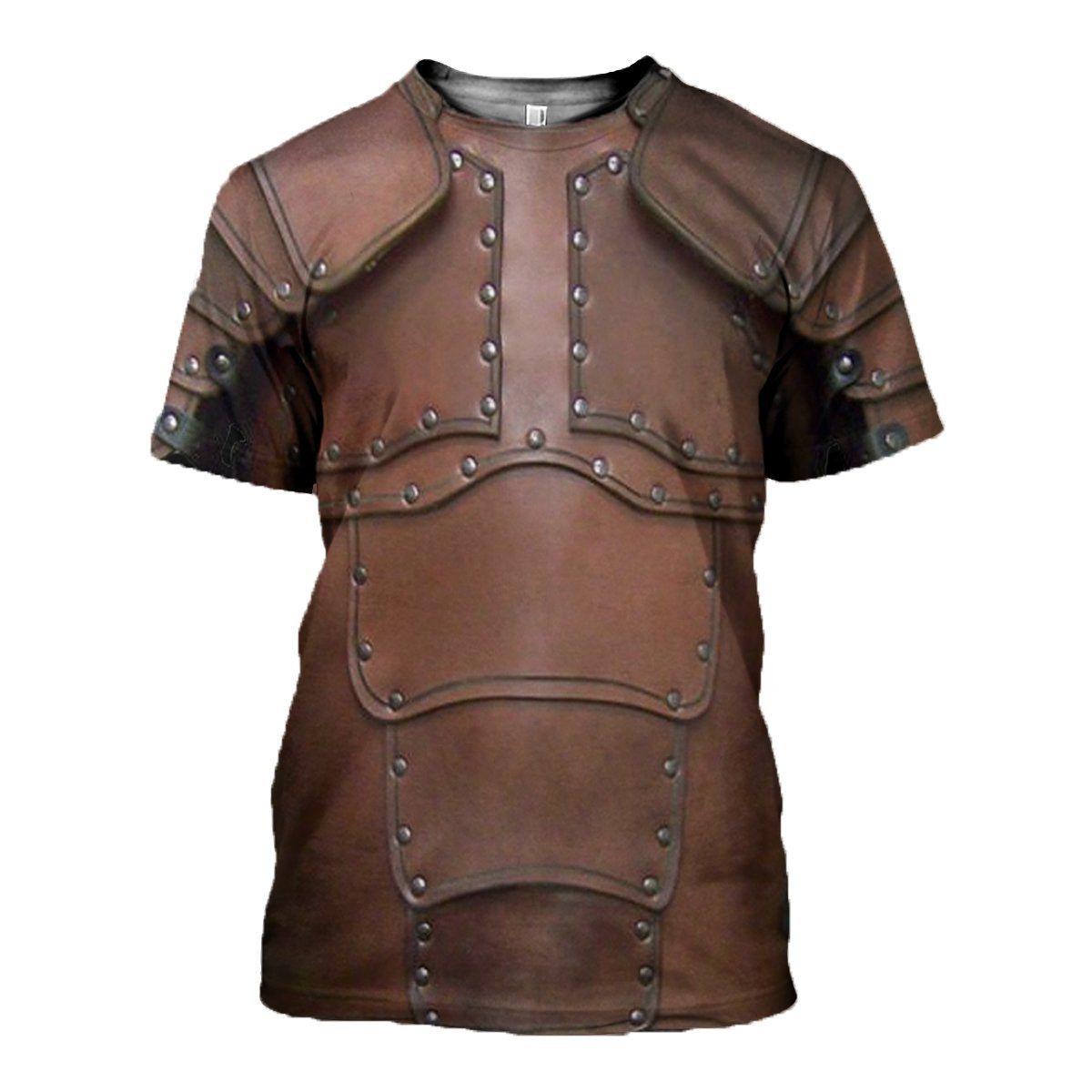 Printed Leather Armor T-shirt Hoodie 