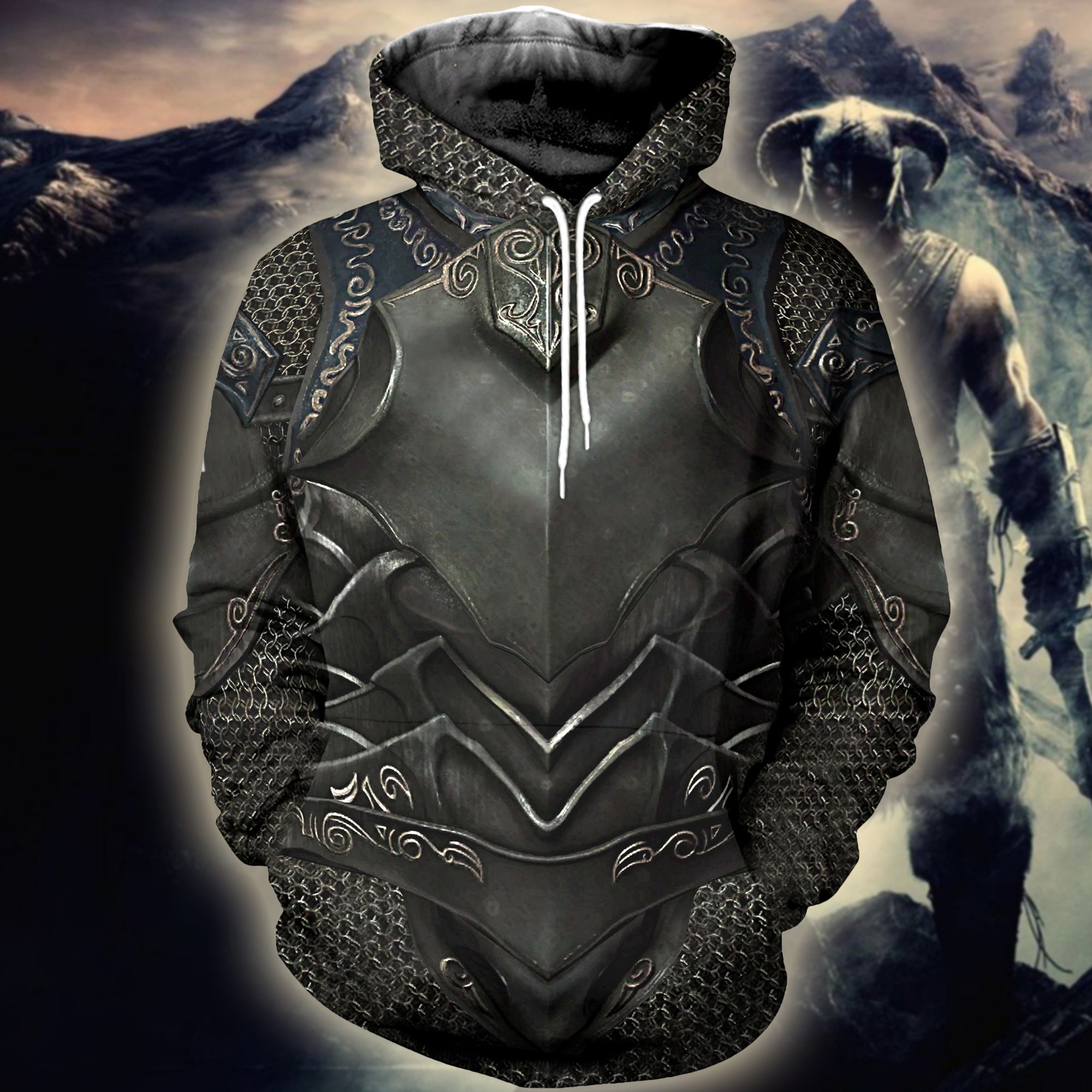 3d printed armor hoodie