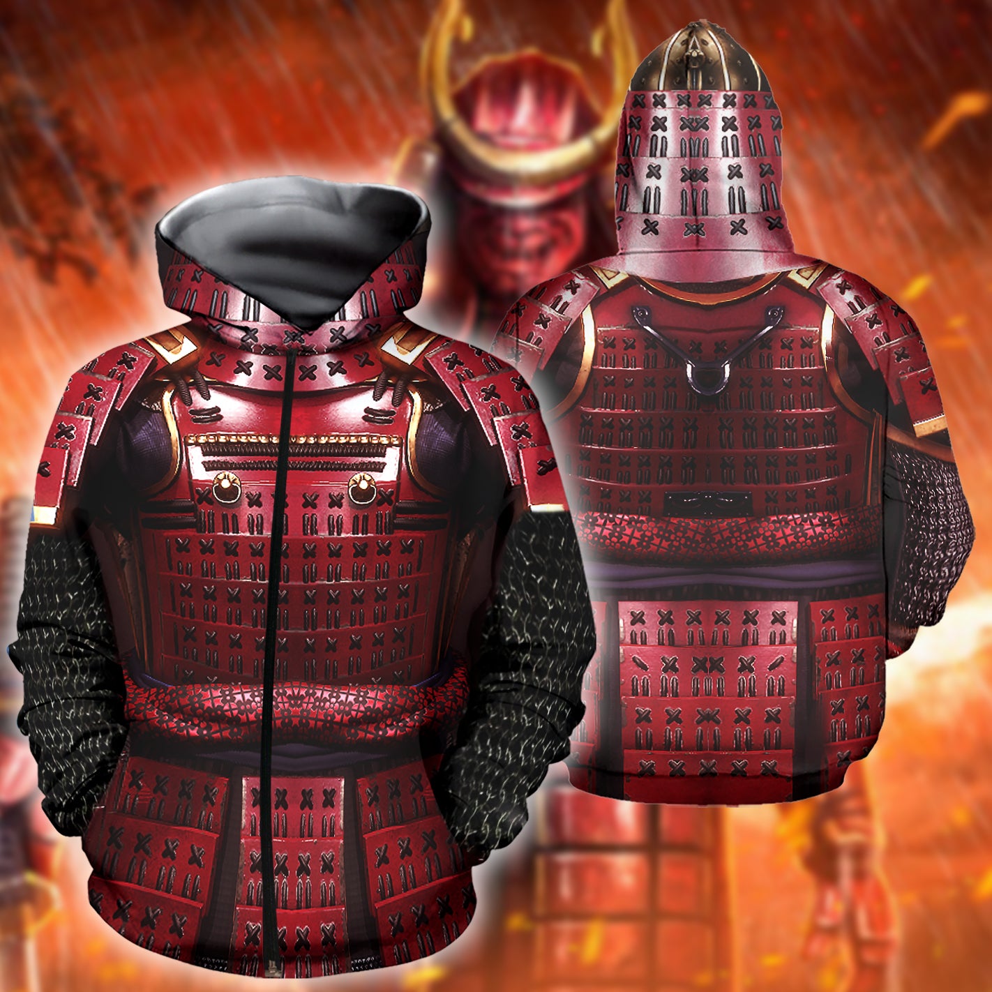 3d printed armor hoodie