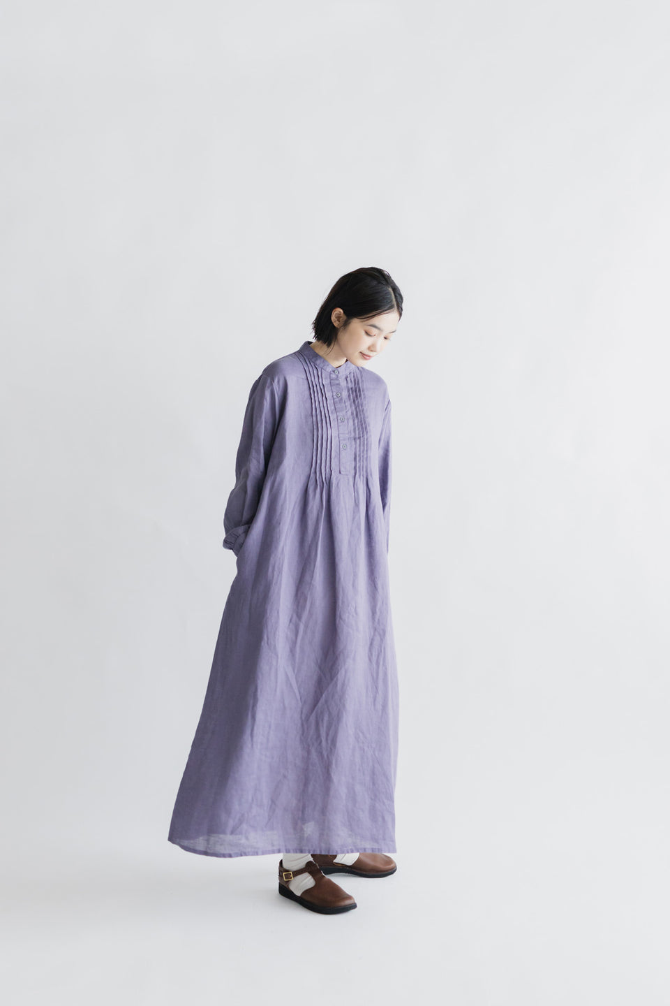 Sale Fog Linen Work スージー ワンピース ウィステリア くらすこと