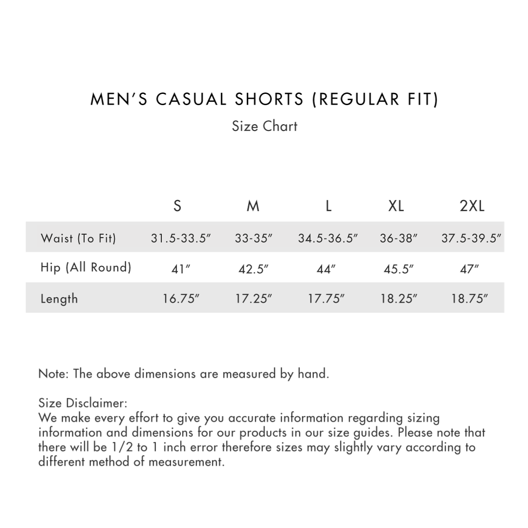 Men Regular Fit Casual Shorts – OXWHITE