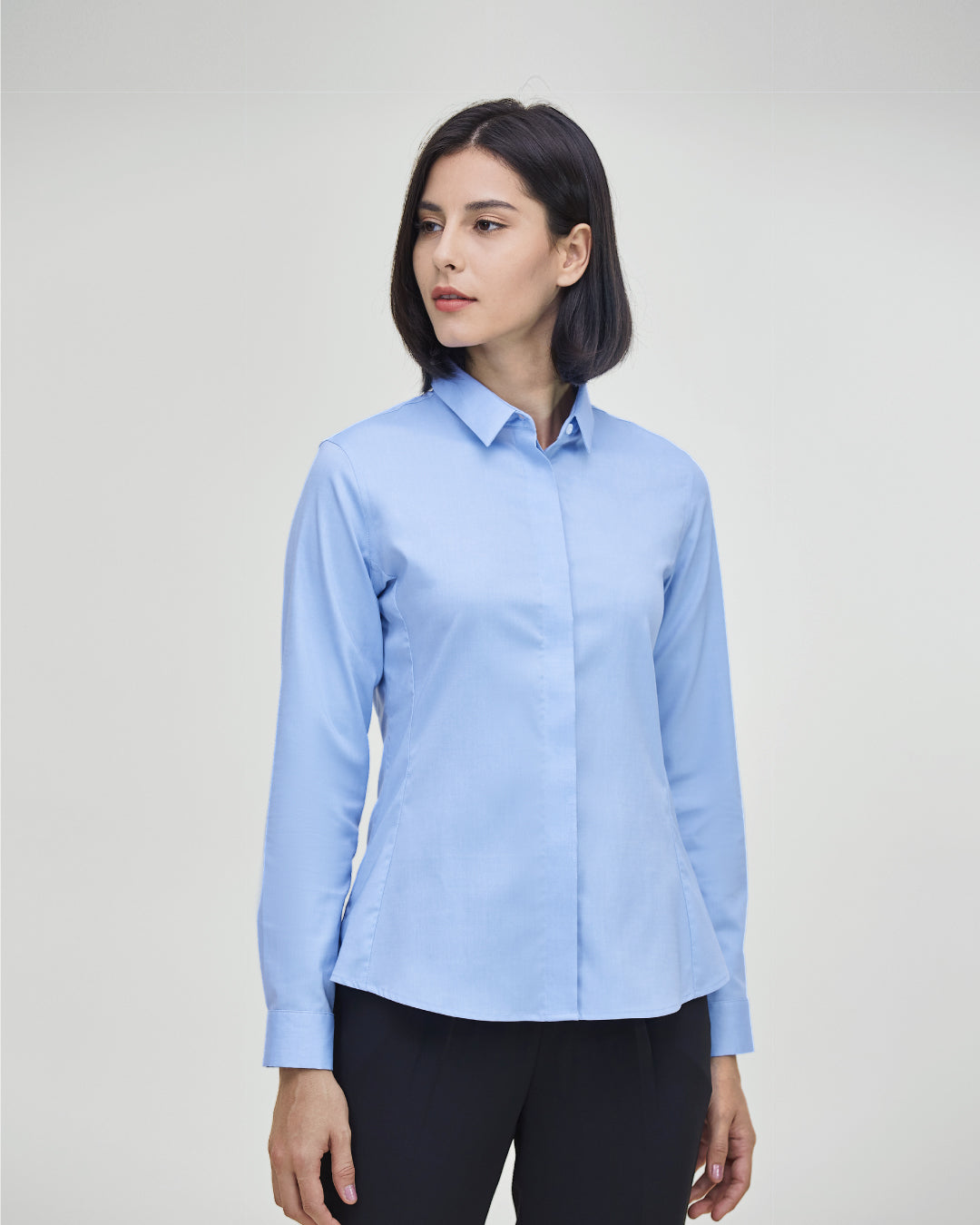 Women Supima Slim Fit Shirt – OXWHITE