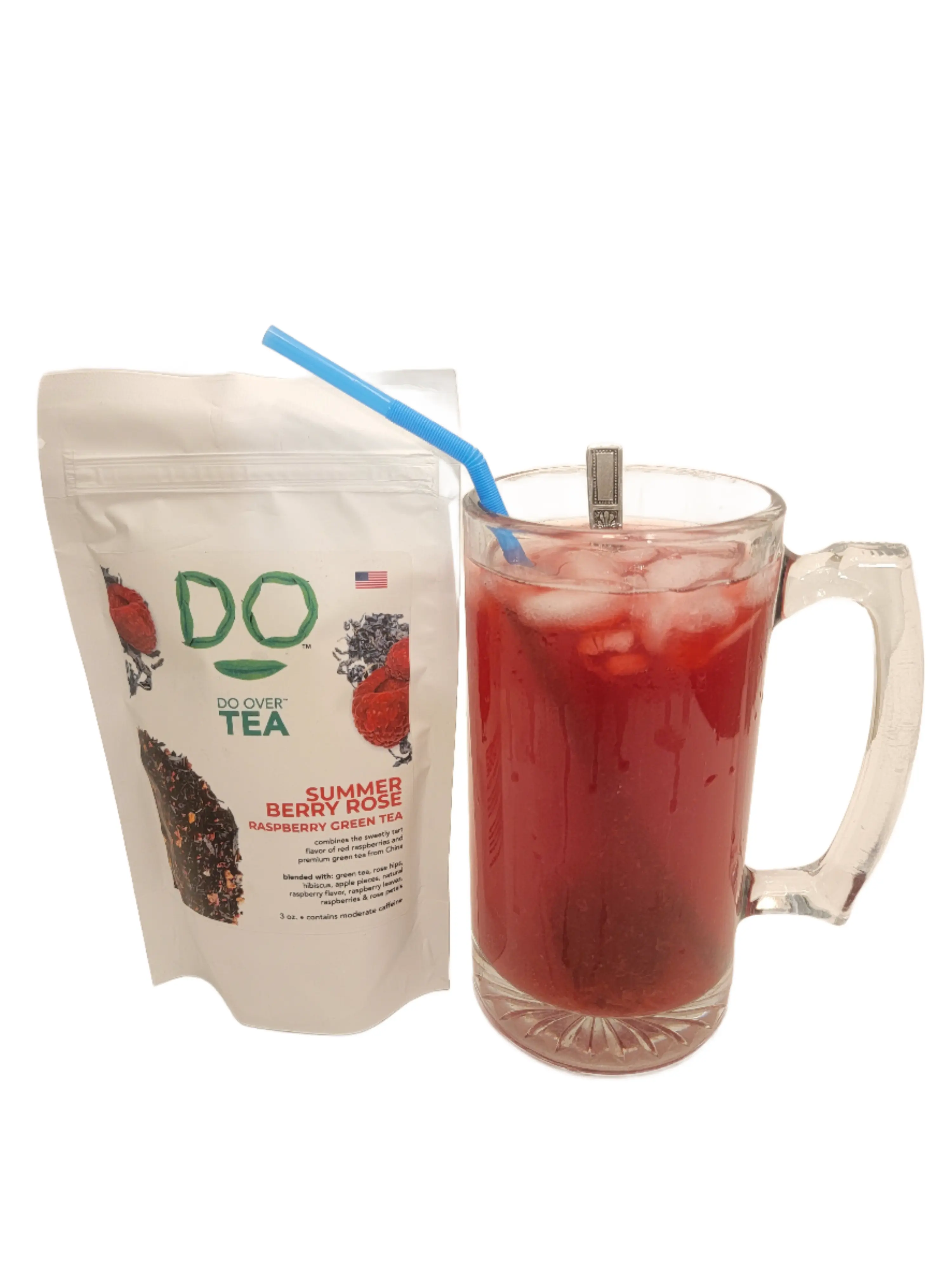 Do Over Tea Summer Berry Rose Raspberry Green Tea Do Over Corner Store LLC