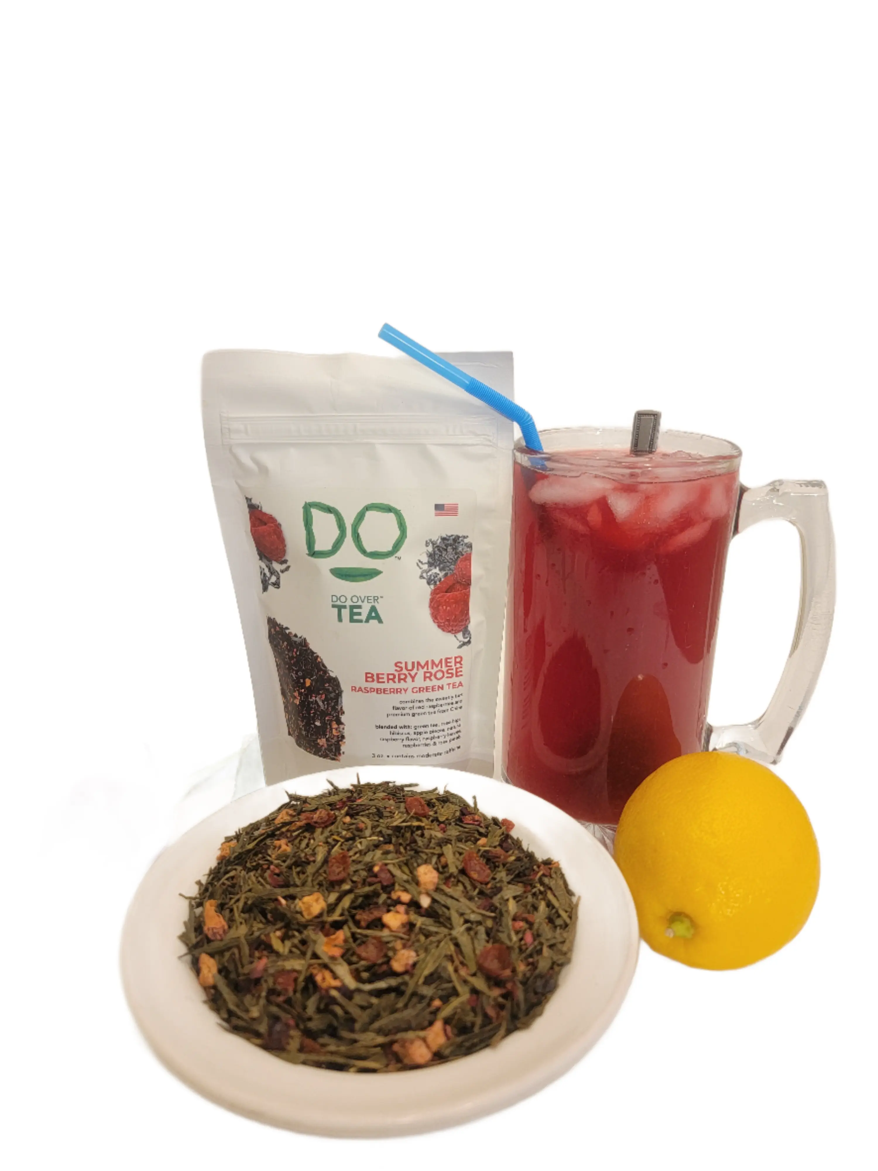 Do Over Tea Summer Berry Rose Raspberry Green Tea Do Over Corner Store LLC