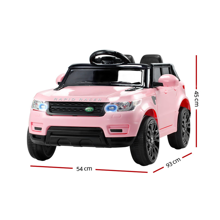 pink range rover kids car