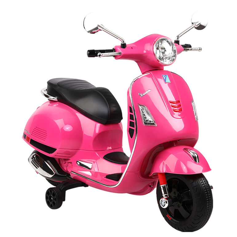 electric ride on scooter pink