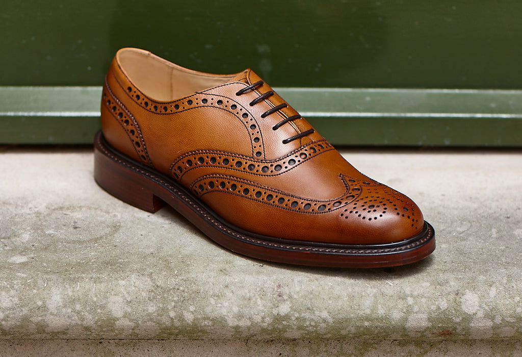 barker black brogues