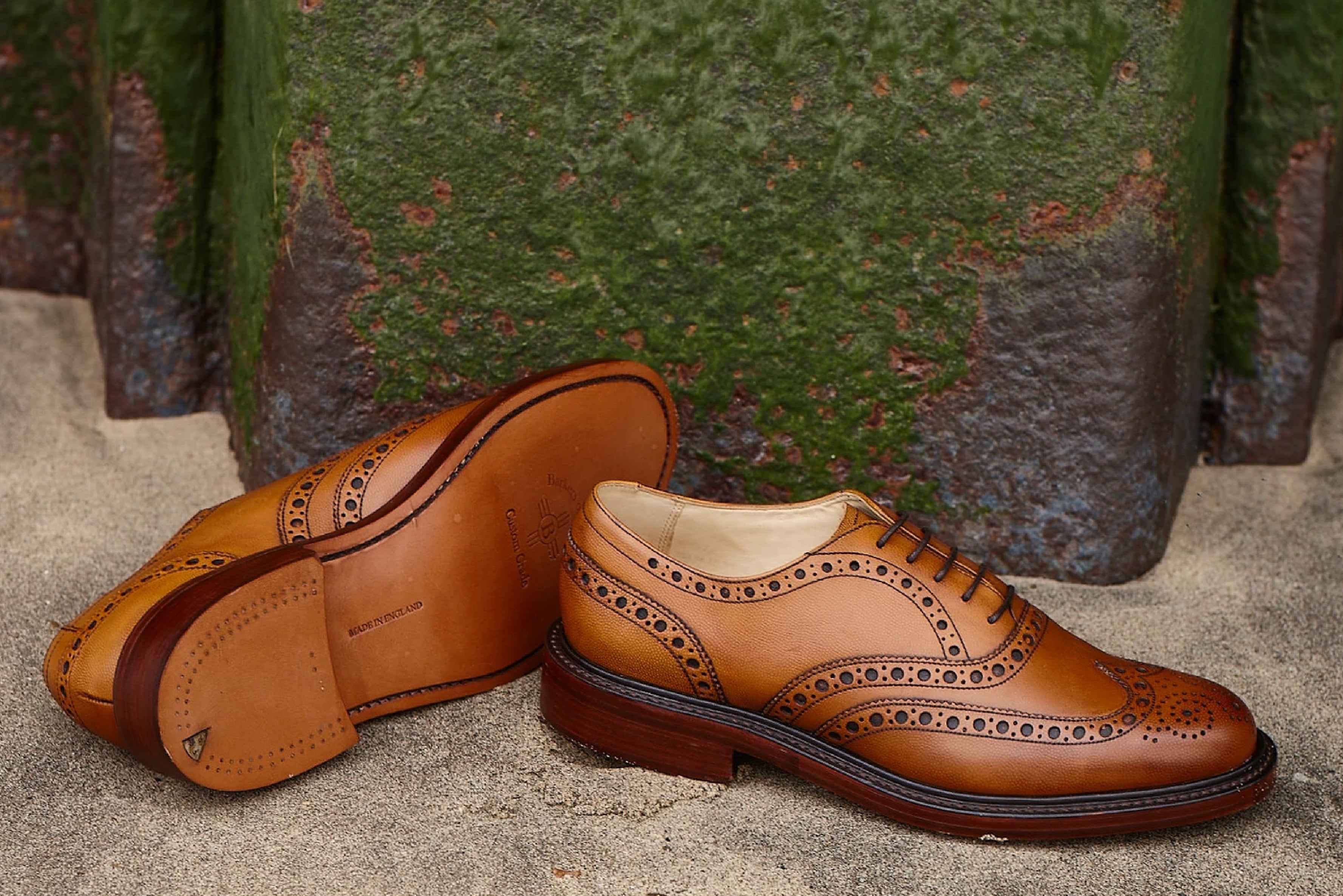 Charles - men's handmade Leather Brogues by Barker