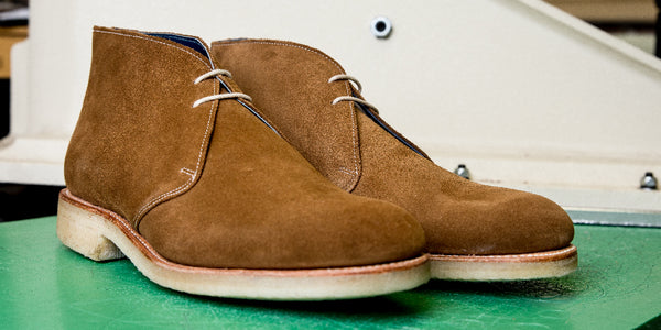 Men's casual chukka boot by Barker.