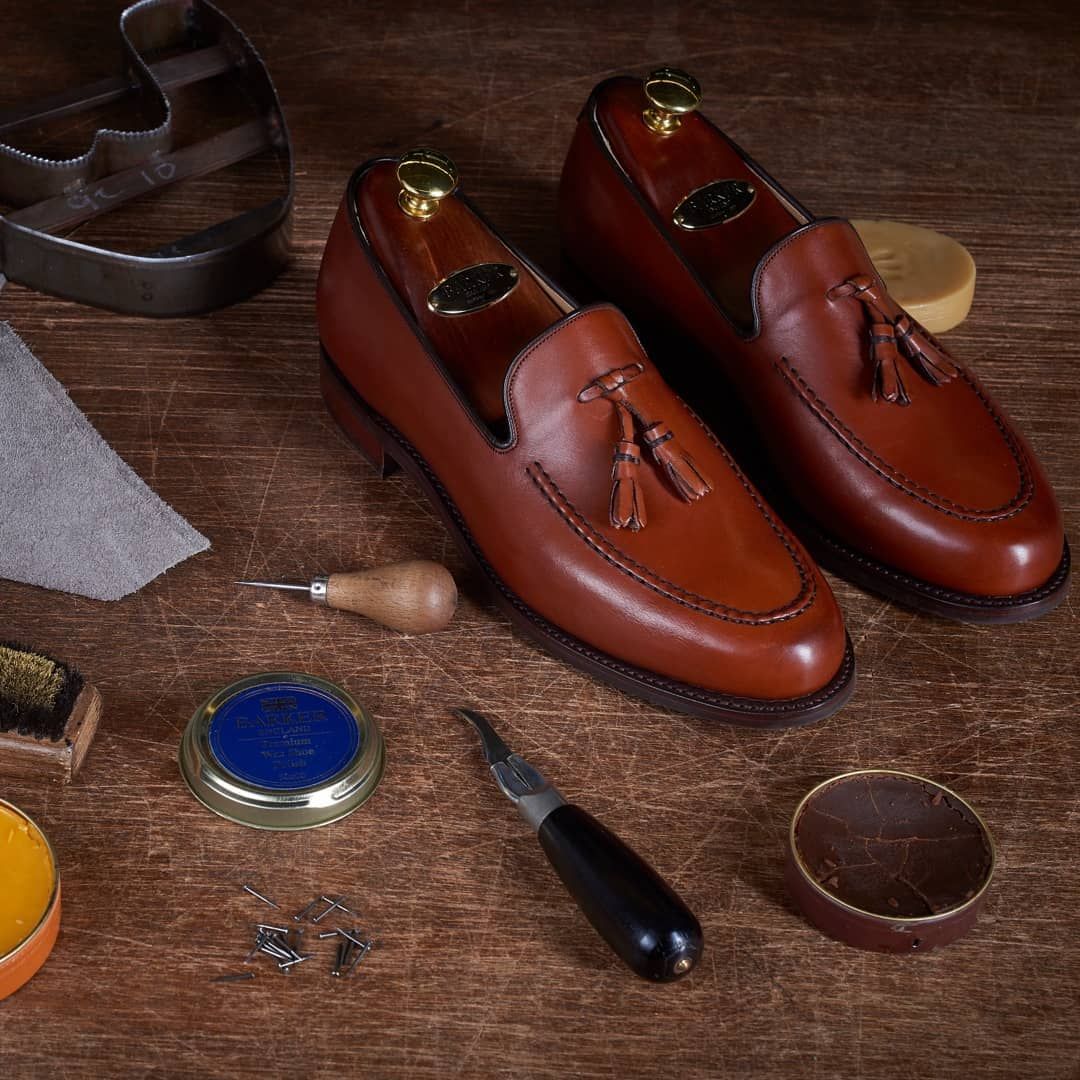 SHOE POLISHING - Caring for your shoes by Barker