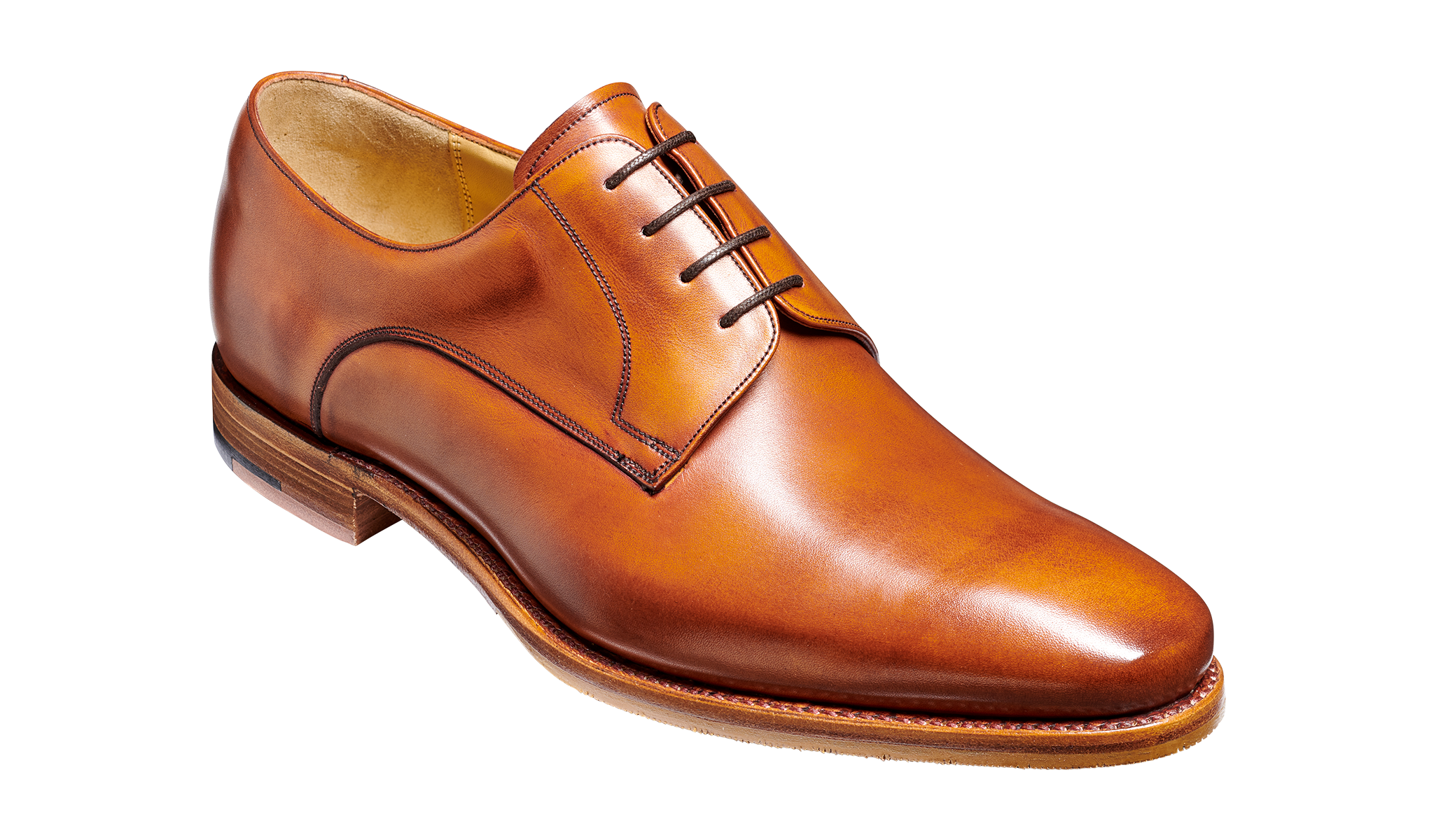 Ellon - Men's handmade Brown Derby Shoes By Barker
