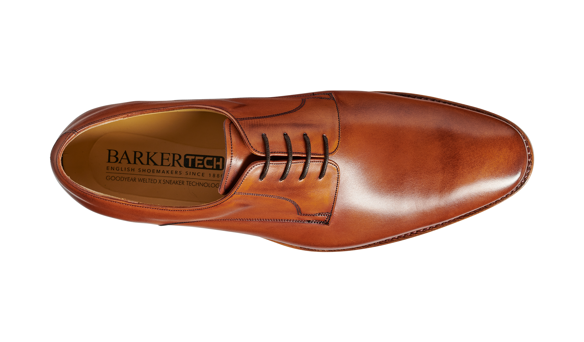 Ellon - Men's Handmade Leather Derby By Barker