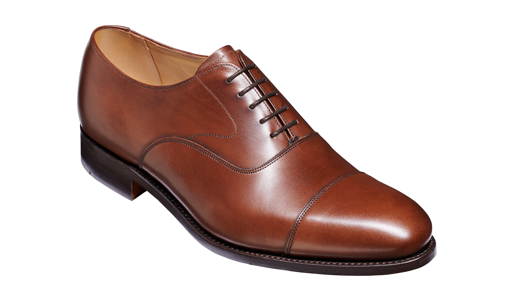 Malvern - Scarpe Oxford in pelle marrone fatte a mano da uomo di Barker