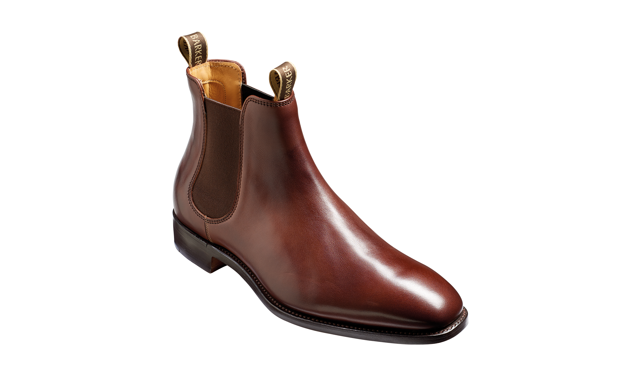 Mansfield - Men's Handmade Brown Leather Chelsea Boot From Barker