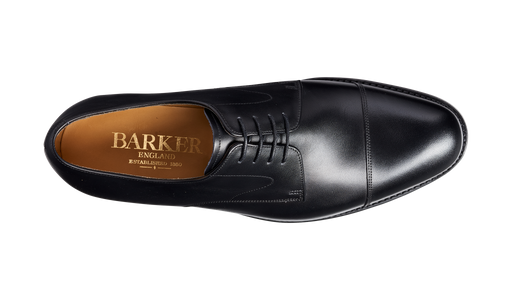 barker derby shoes black