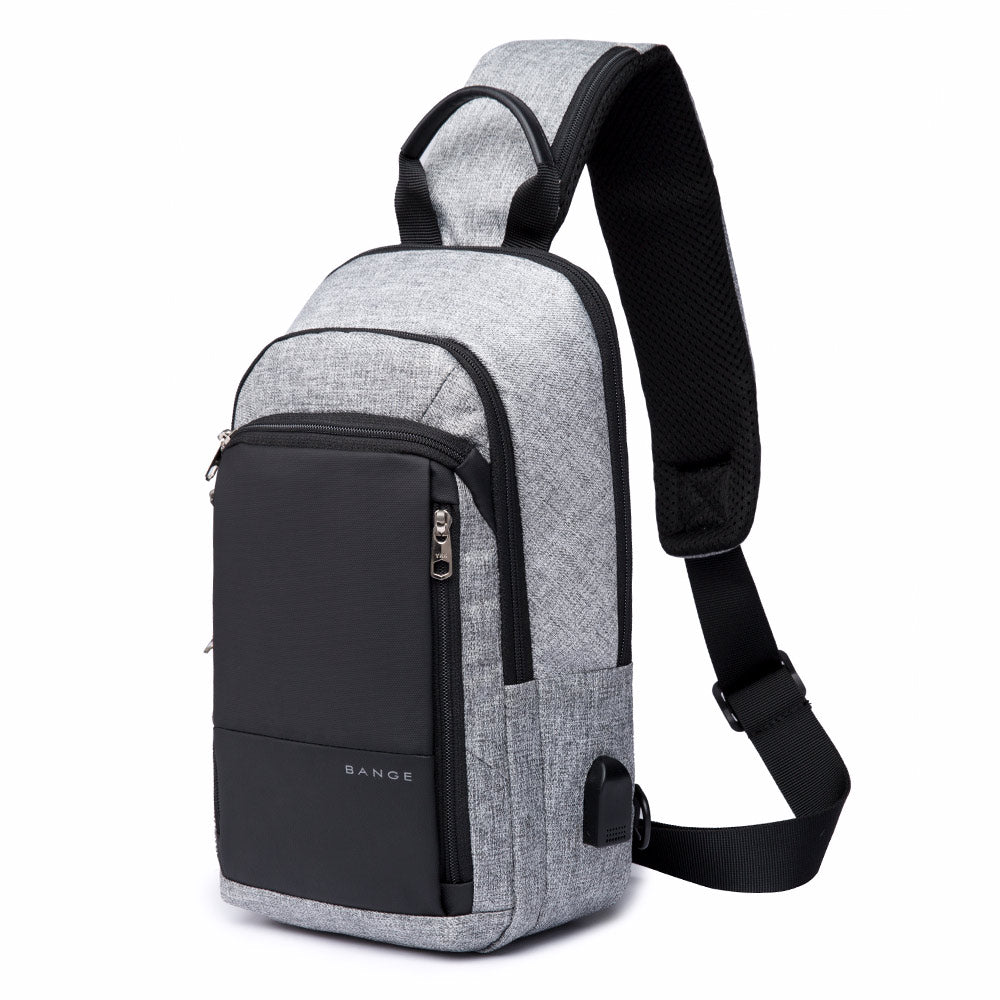 Bange CB-1 Crossbody Sling Pack Bag Grey – Euston Bags
