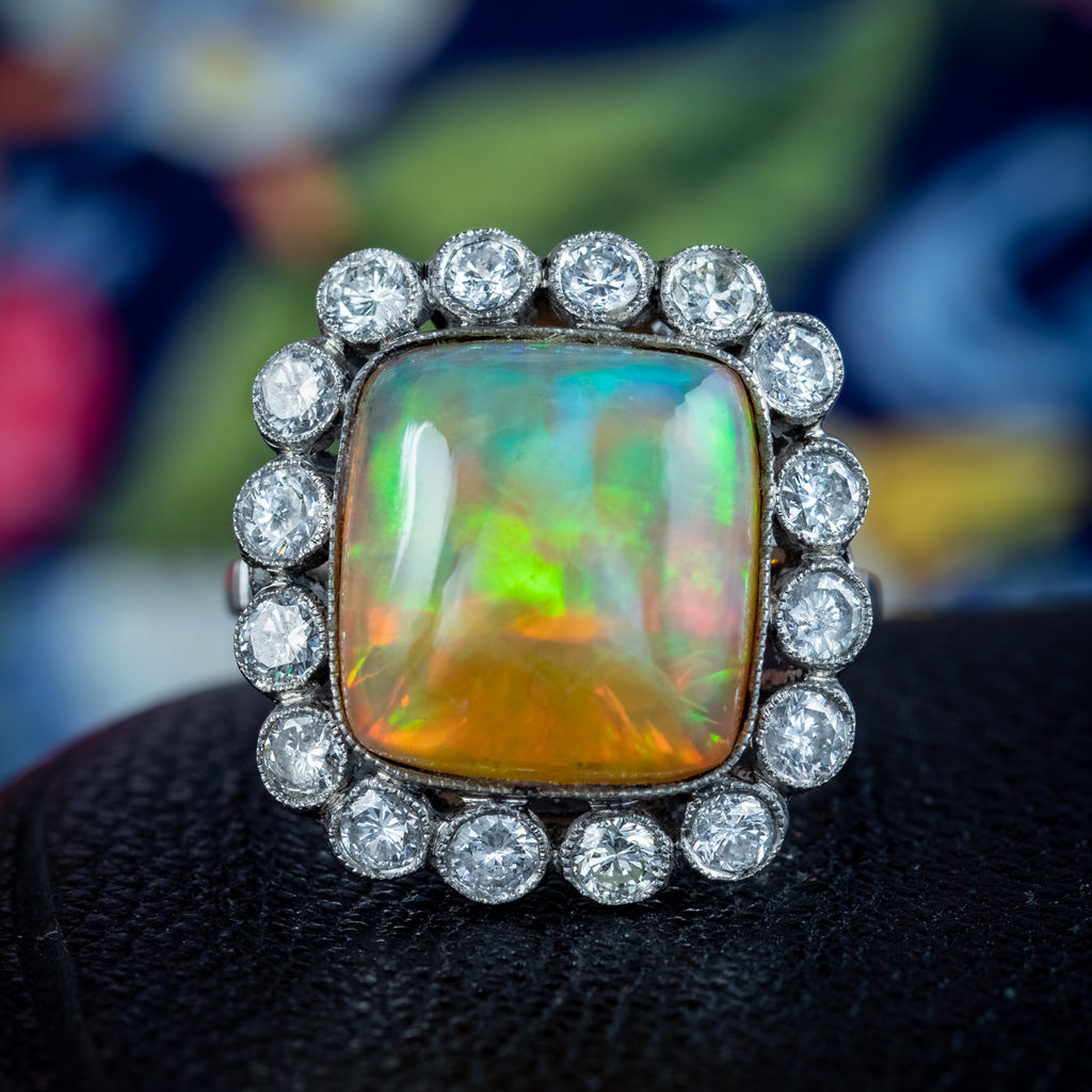 Opal-Diamond-Ring