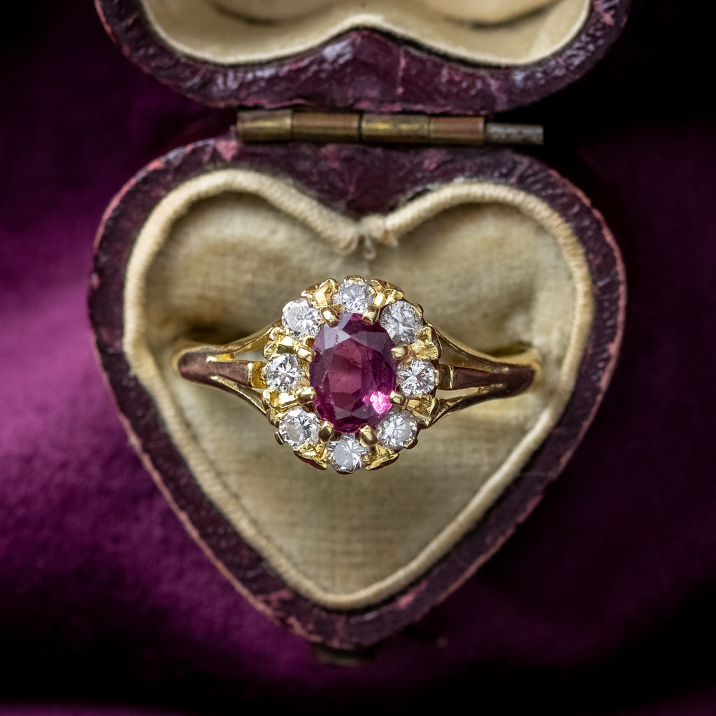 Antique Ruby Diamond Ring