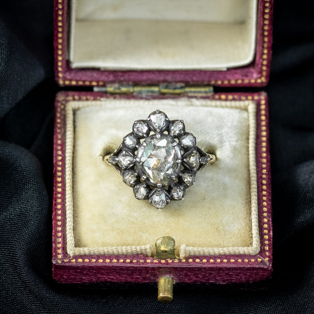 Georgian-Rose-cut-Diamond-Ring