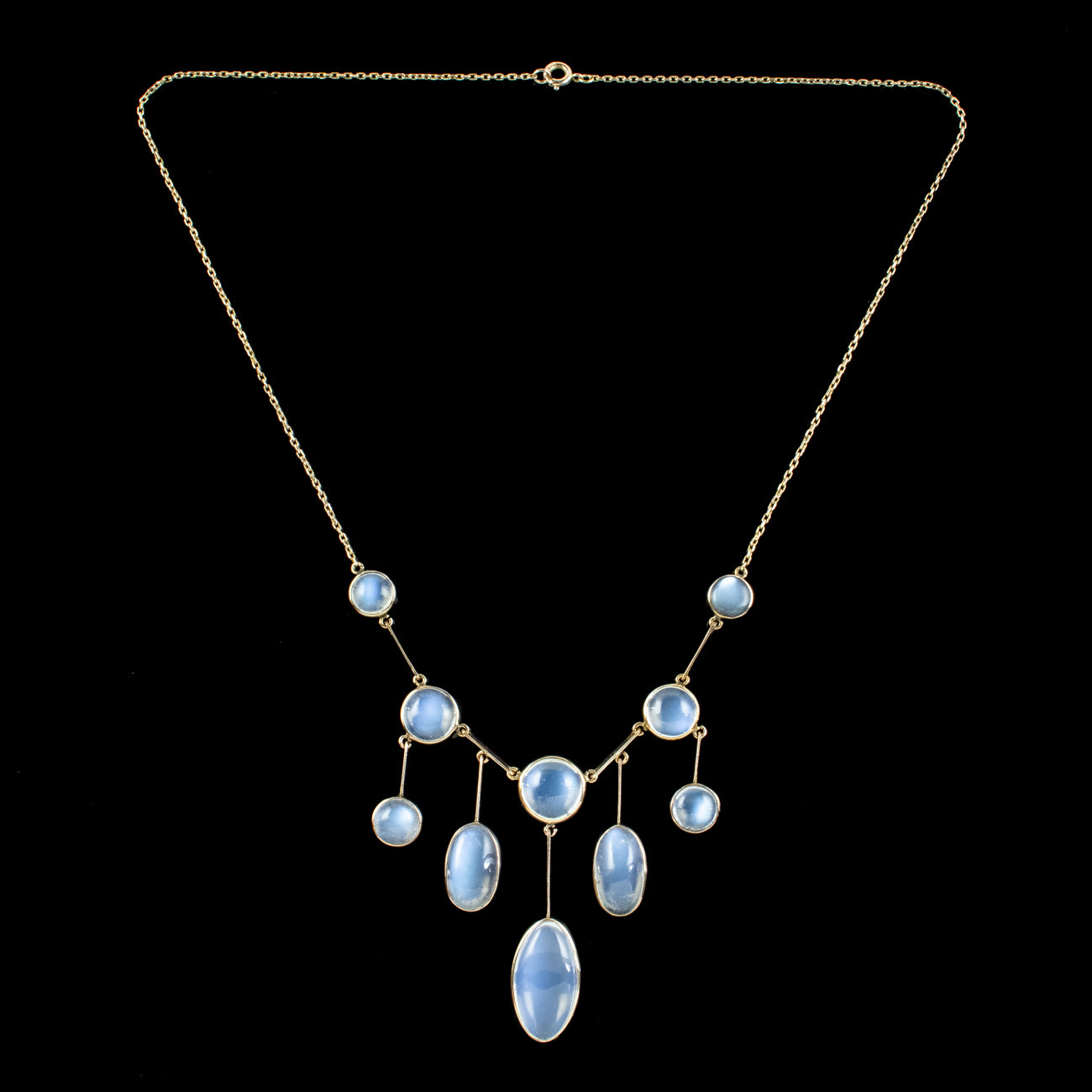 Antique Victorian Moonstone Dropper Necklace 18ct Gold – Antique ...