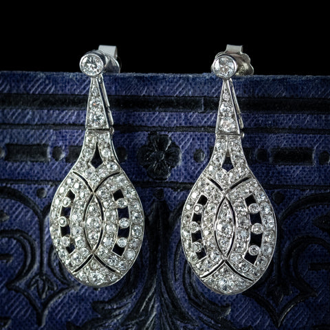 Diamond-drop-earrings