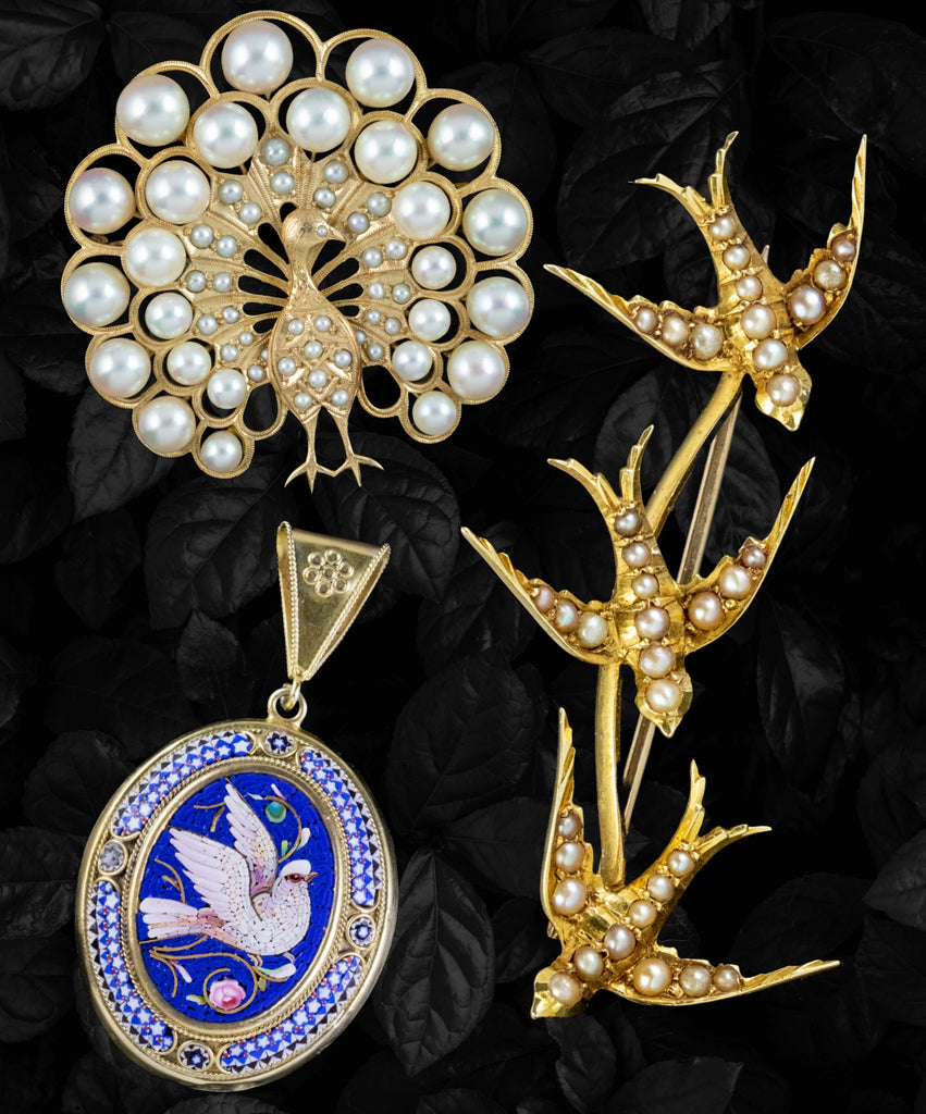 Antique-Bird-jewellery