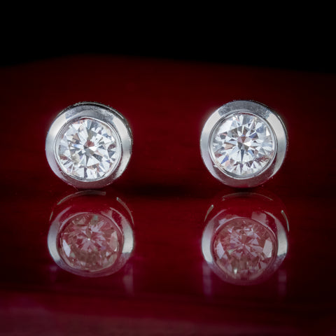 Diamond Solitaire earrings