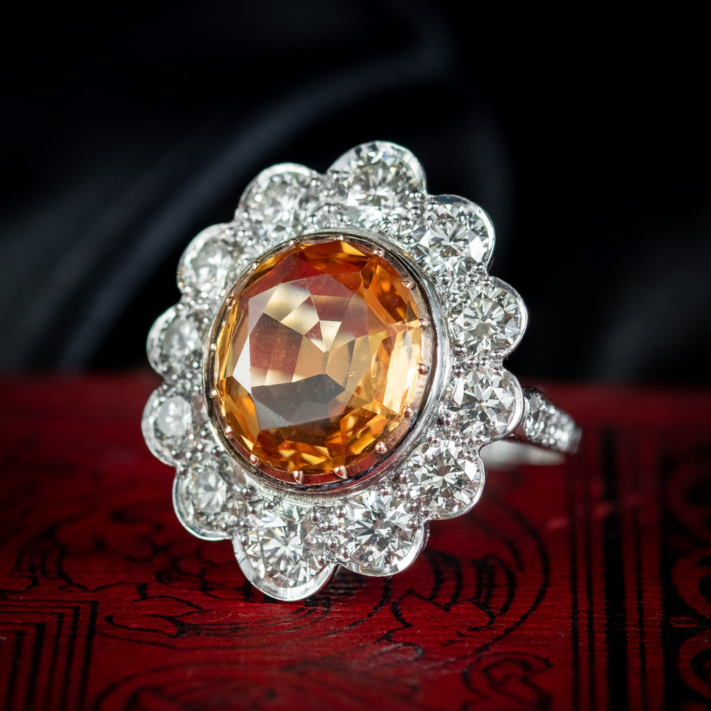 Orange-Topaz-Ring