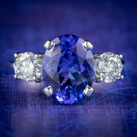 Tanzanite Diamond Ring