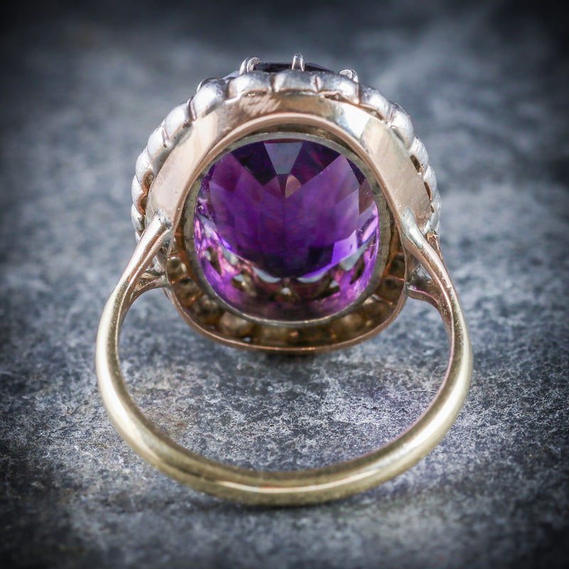 Antique Victorian Amethyst Ring 9ct Gold Circa 1900 – Antique Jewellery ...