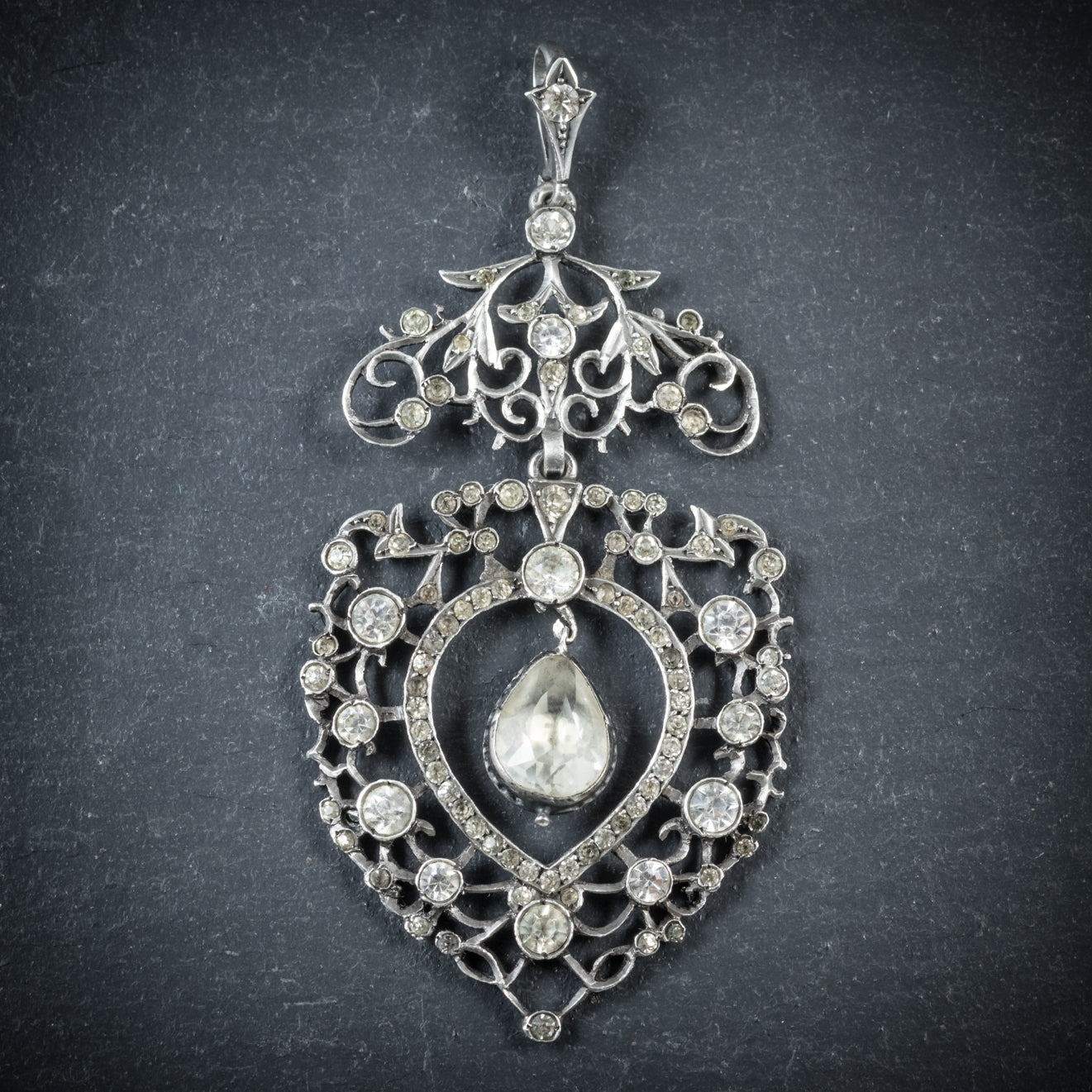 Antique Georgian Paste Stone Pendant Circa 1780 – Antique Jewellery Online