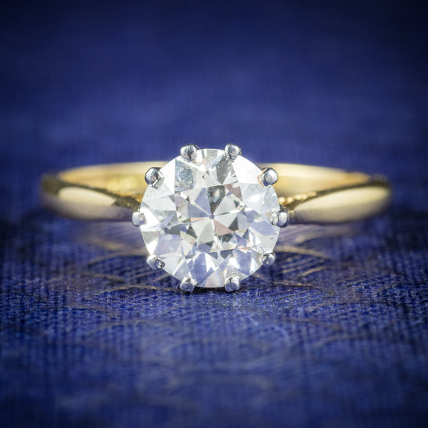 Antique Victorian Diamond Engagement Ring 18ct Gold Circa 1900 ...