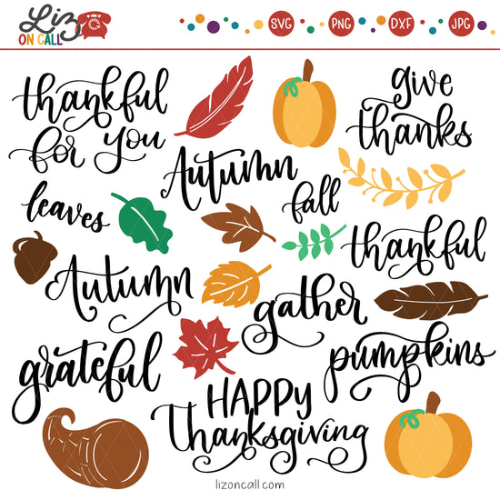 Download Free Happy Thanksgiving Svg File Liz On Call