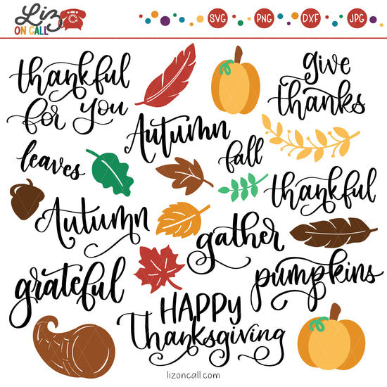 Free Happy Thanksgiving Svg File Liz On Call