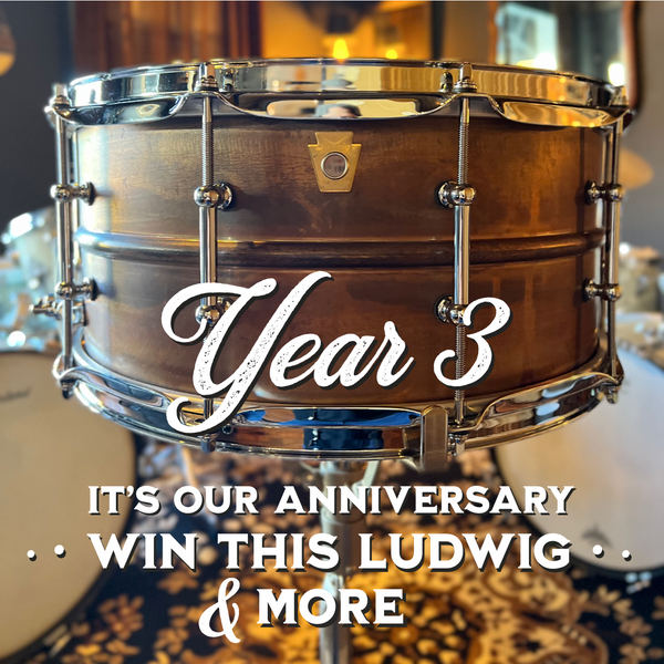 Badges Drum Shop Third Anniversary - Win a Ludwig