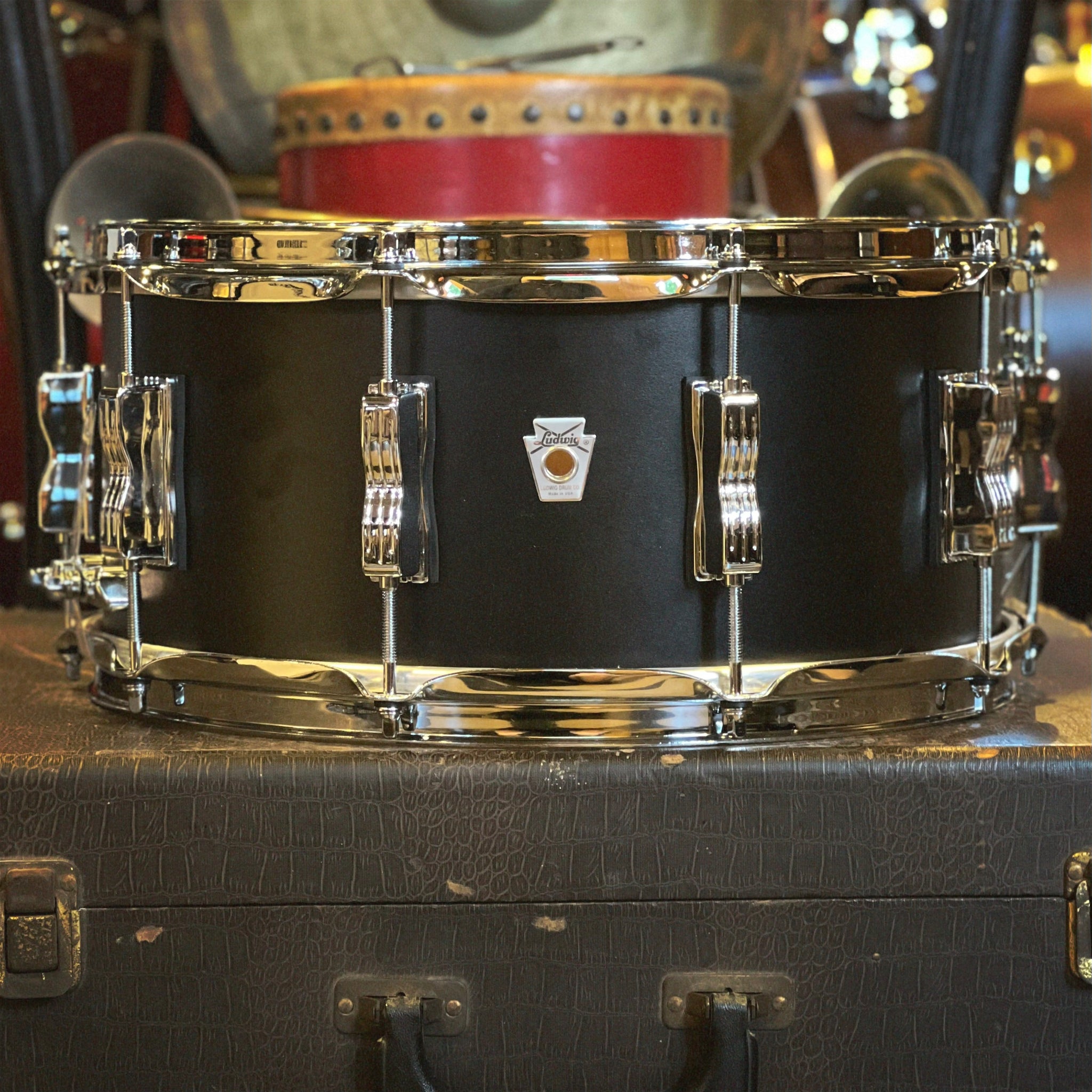 SALE／85%OFF】 Ludwig LS264XXB2 Neusonic Snare Drum 14×6.5 Black Velvet 