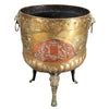 A Very Large Brass and Copper Jardiniere