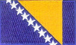 Bosnia - Herzegovina Flag Patch 1.5" x 2.5"