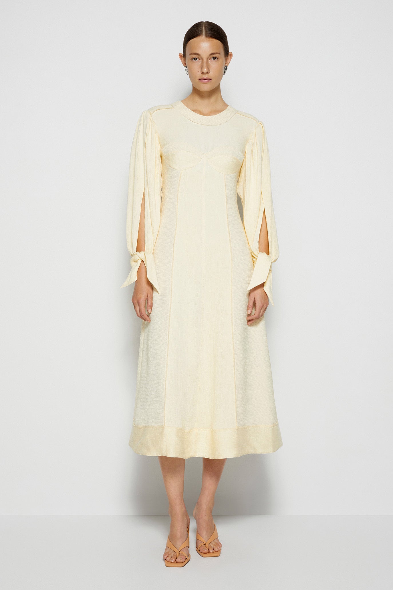 Cailee Textured Midi Dress | Jonathan Simkhai