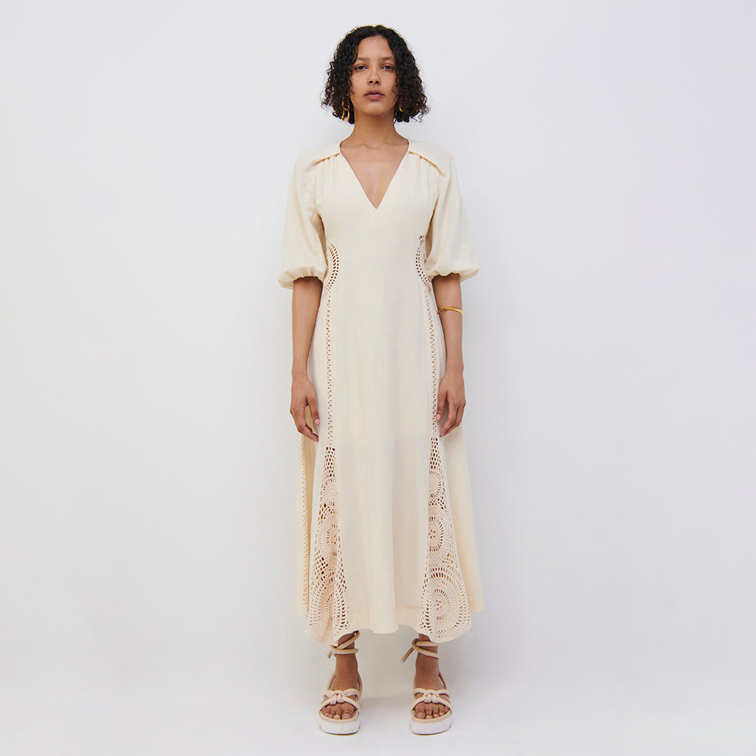 Rider Crochet Midi Dress | Jonathan Simkhai