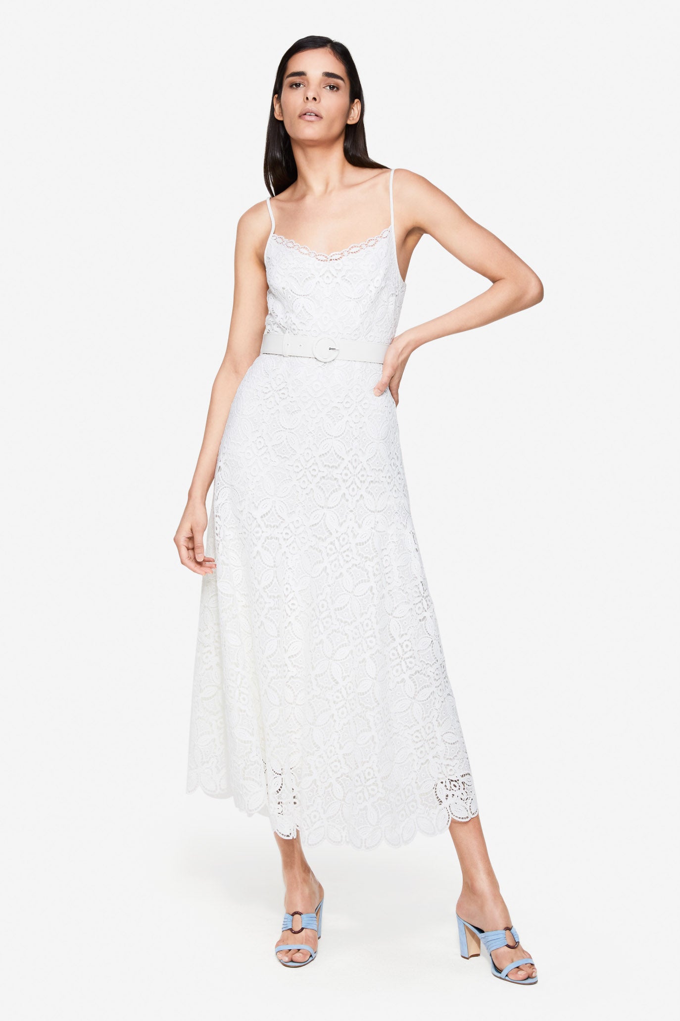 guipure lace midi dress by jonathan simkhai