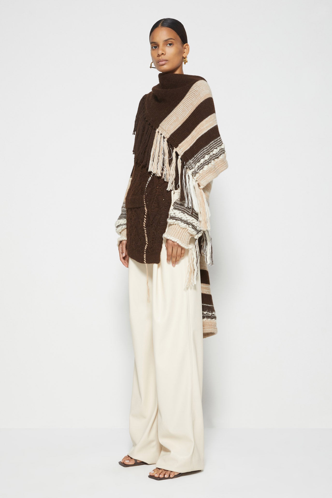 Ulanni Patchwork Fringe Scarf