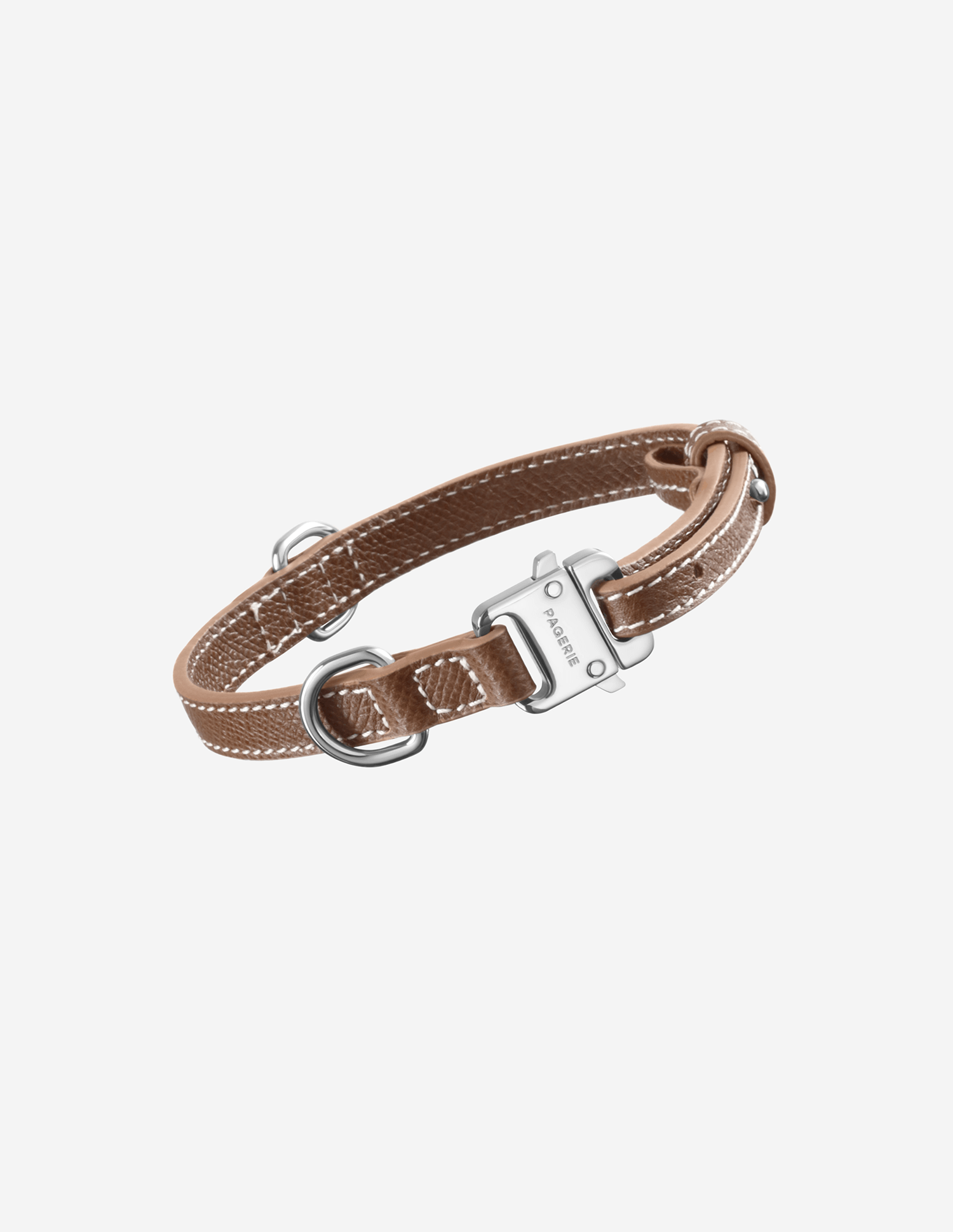 The Clyde | Luxury Leather Pet Collar | PAGERIE