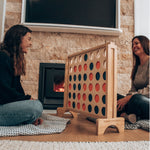 Giant 4 in a Row Connect 4 Wooden Garden Lawn Game
