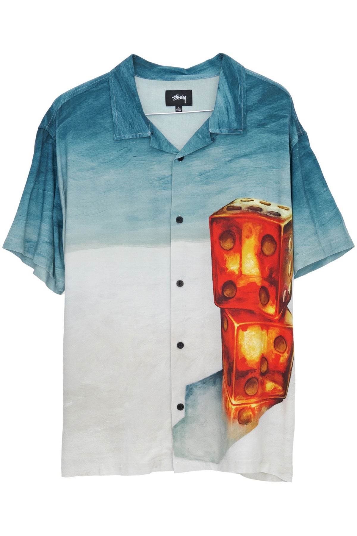 Stussy Dice Painting SS Shirt 半袖シャツ L - シャツ