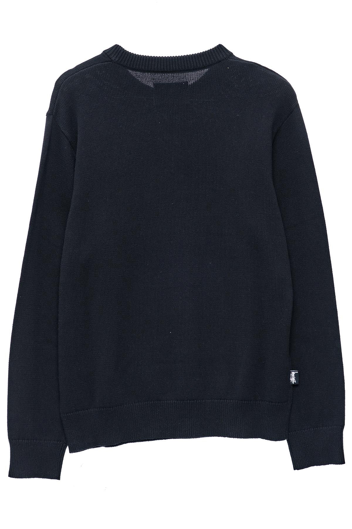 stussy JACQUARD KNIT CREW ニット 【☆安心の定価販売☆】 weekend.fm