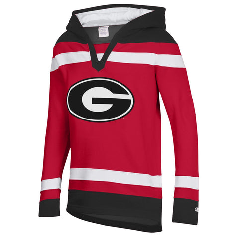 Jog Athletics Official UGA Ice Dawgs Hockey Jersey ~ Red M