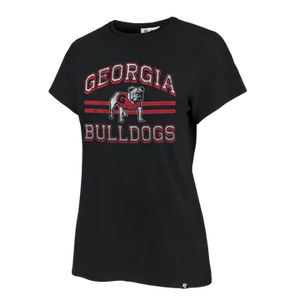 47 Brand Women's Black Georgia Tee - The Red Zone- Athens, GA